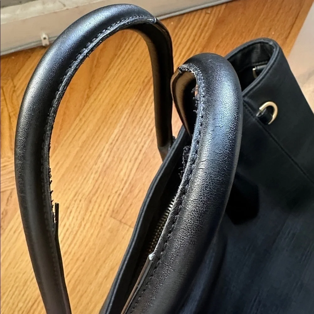 Dagne Dover Elegant Black Legend Signature Tote Bag